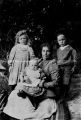 Mary Dunbar Sharp with her eldest three children, Mag, Willie (right) and baby Ewen