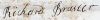 BRASIER Richard signature from 1754 marriage licence