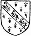 Arms of Cheyney of West Woodhay Berkshire