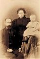 William and Jennie Grant with their elder son Willie - taken in Dunedin in 1895
