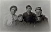 Bessie Kennelly nee Lynn with her mother Priscilla Lynn, and sons Jack and Alan Kennelly - photo taken in Dunedin c 1917