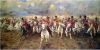 Charge of the Scots Greys at Waterloo 1815 - entitled 'Scotland Forever' by Lady Butler