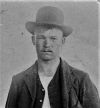 Bill Sharp age 17, taken in Owaka 1908 when working as a bushman