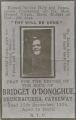 Bridget O'Donoghue, funeral card