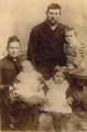 Alex and May Donald and their three eldest children - Rose (eldest), Charles and Anne c 1889 